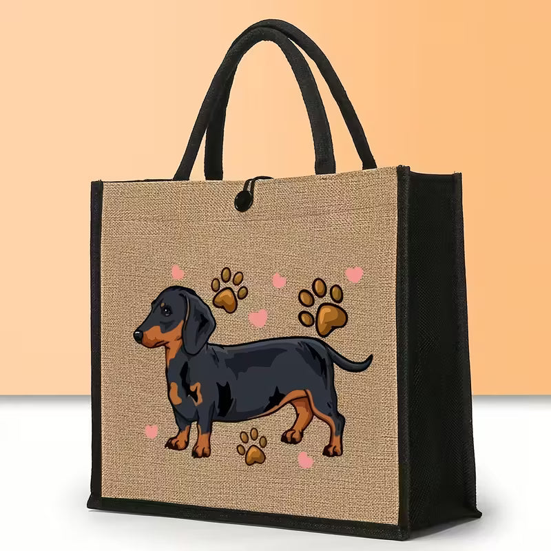 Bolso de mano mas cosmetiquero Dachshund
