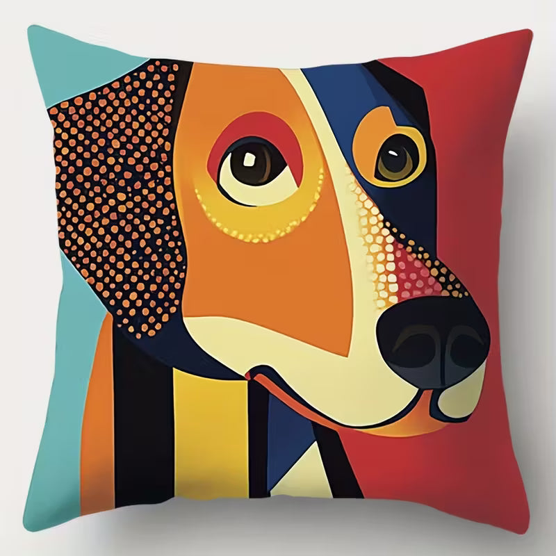 Cojín Perro Colores