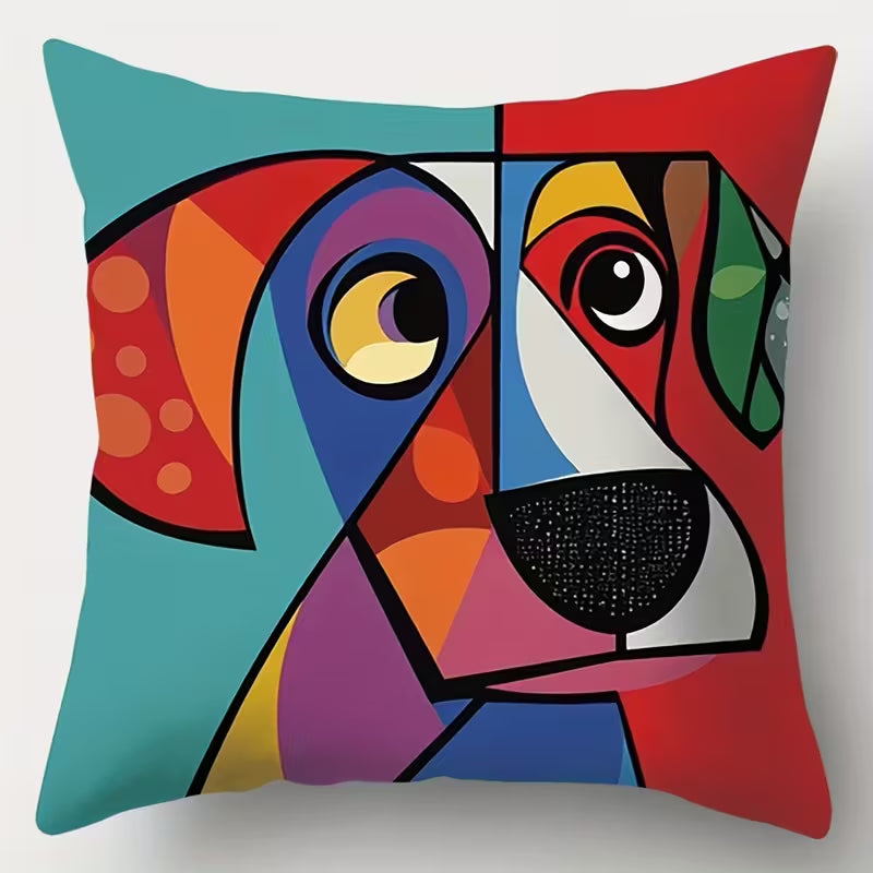 Cojín Perro Colores