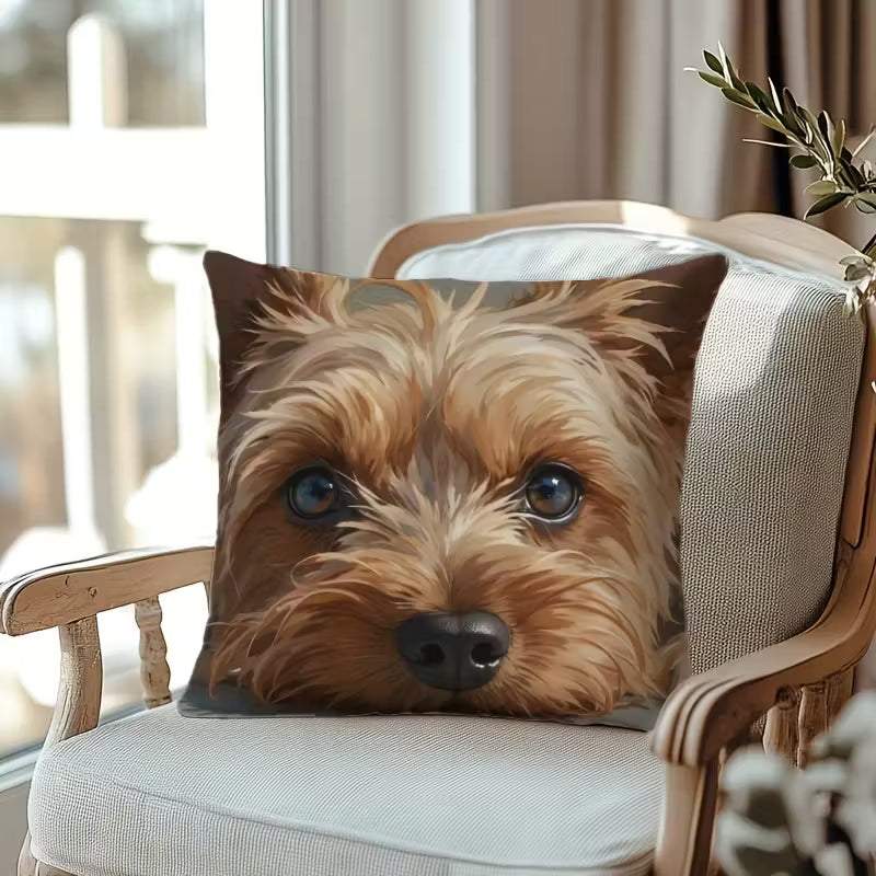 Cojín Yorkie (2 diseños)