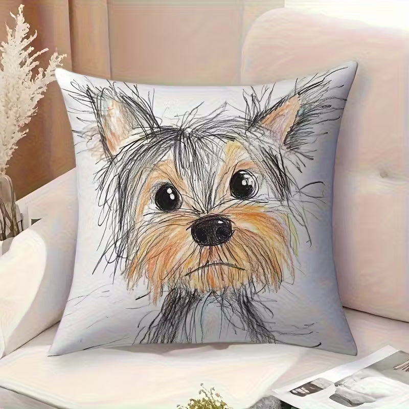 Cojín Yorkie (2 diseños)