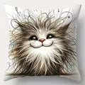 Cojín Gato Despeinado