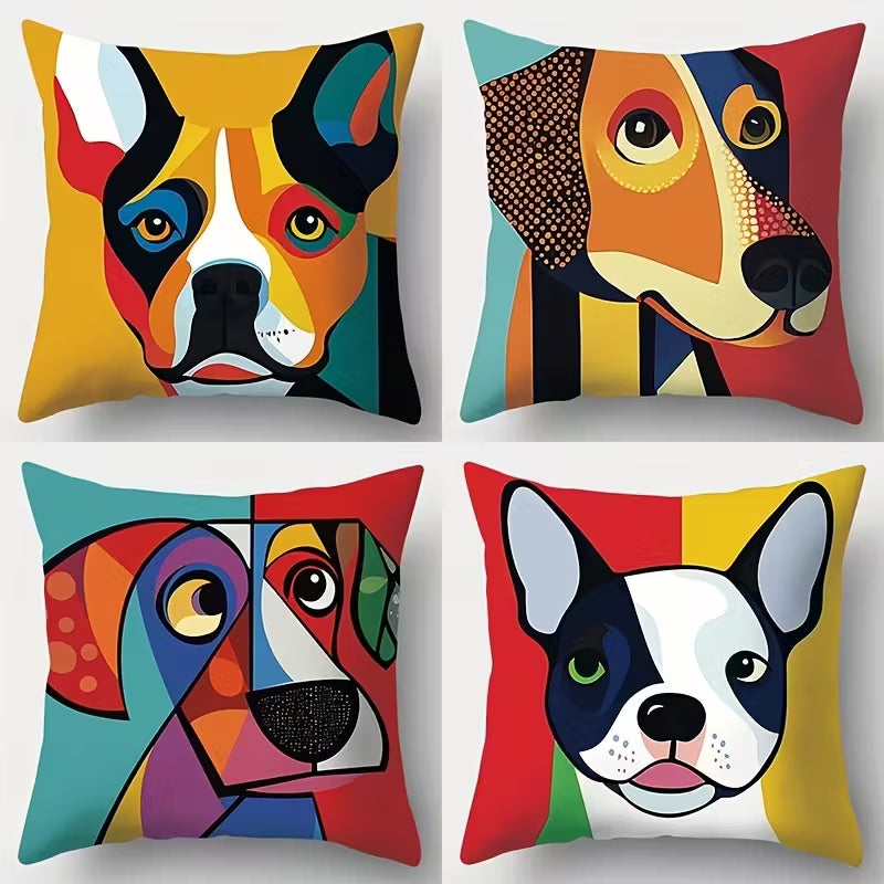 Cojín Perro Colores