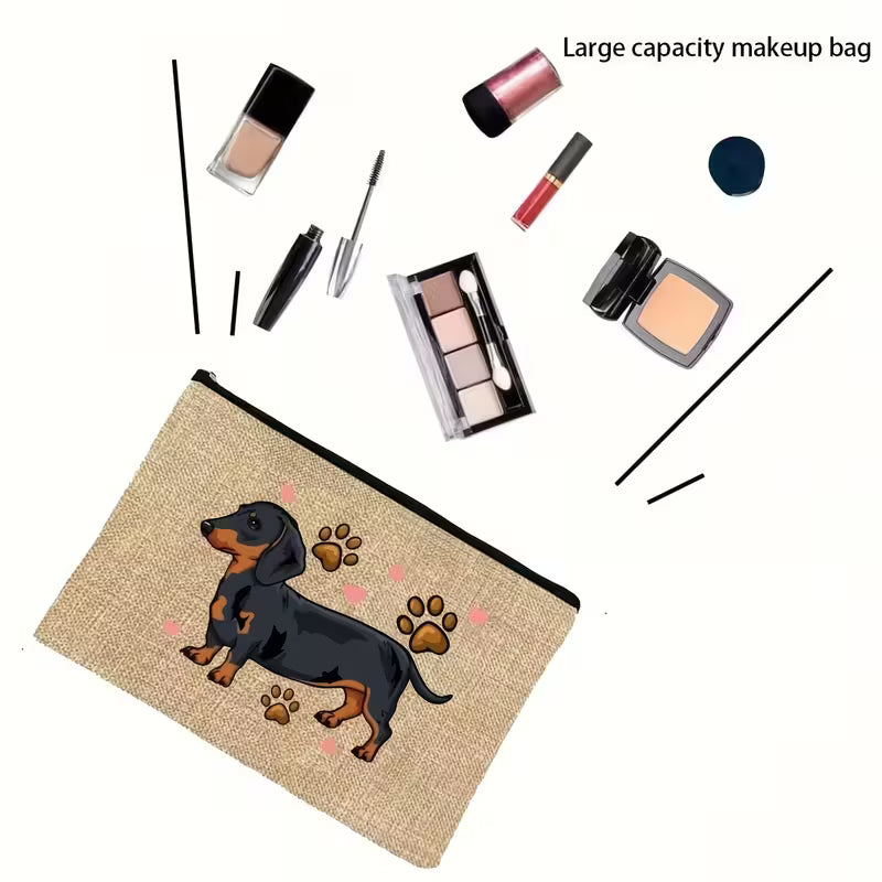 Bolso de mano mas cosmetiquero Dachshund